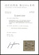BRAUNSCHWEIG 10B , 1864, 1/2 Gr. Schwarz Auf Lebhaftgraugrün, Bogenförmig Durchstochen 16, Falzreste, Pracht, Fotoattest - Brunswick