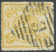 BRAUNSCHWEIG 14B O, 1864, 1 Sgr. Gelbocker, Durchstochen 12, Feinst (kleine Mängel), Gepr. Pfenninger Und Kurzbefund Lan - Brunswick