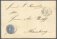 BRAUNSCHWEIG 19 BRIEF, 1867, 2 Gr. Blau (links Scherenschnitt) Auf Brief Von BRAUNSCHWEIG Nach Hamburg, Feinst, Fotobefu - Braunschweig