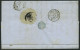 HAMBURG TT PA 1846, HAMBURG Th.&T., K3 Auf Brief Nach Frankreich, Roter TOUR-T STRASB., K2 STRASSBOURG A BALE Und Andere - Prephilately