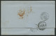 HAMBURG - THURN UND TAXISCHES O.P.A. 1856, HAMBURG TH & T., K1 Auf Brief Nach Bordeaux, L1 6, Rückseitig Durchgangsstemp - Prephilately