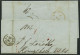 HAMBURG 1842, T 28 OCT, Rote Sonderform Auf Brief Von Königsberg (K1) über Hamburg (rückseitiger K1) Nach London, Regist - Prephilately