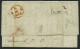 HAMBURG - GRENZÜBERGANGSSTEMPEL 1843, T 1 DEC, In Rot Auf Brief Von Götheborg (rückseitig R3) Nach London, Handschriftli - Vorphilatelie