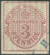 HANNOVER 8b O, 1856, 3 Pf. Karmin, Grau Genetzt, Pracht, Gepr. Pfenninger Und Kurzbefund Berger, Mi. 450.- - Hanover