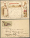 HELGOLAND 14c,d BRIEF, 1889/90, 10 Pf. Bläulichgrün/rötlichkarmin Und Hellgrün/rot, Je Auf Ansichtskarte, Pracht - Heligoland