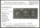 PREUSSEN 2a O, 1850, 1 Sgr. Schwarz Auf Rosa Im Waagerechten Dreierstreifen, Nummernstempel 996 (NAUENBURG A.d.S.), Prac - Autres & Non Classés