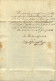 SACHSEN Sachsen 1826, Postvorschussbrief, Stempelpapier Von Rosswein Ins Nahegelegene Waldheim. Entwertet Mit Dem Zacken - Prephilately