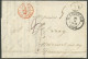 THURN Und TAXIS Thurn Und Taxis 1846, Vorphilabrief Geschrieben In Stockholm, Schweden Am 18.August 1846, Mit Courier Na - Prephilately