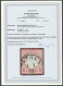 Dt. Reich 3 O, 1872, 1/2 Gr. Ziegelrot Mit Zentrischem Ersttagsstempel ALTONA 1.1.72, Kabinett, RR!, Fotoattest Brugger - Autres & Non Classés