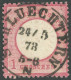 Dt. Reich 19 O, 1872, 1 Gr. Rotkarmin Mit Idealem Zentrischen TuT-Stempel SCHLUECHTER, Kabinett, Fotobefund Krug - Other & Unclassified