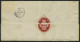 Dt. Reich 19 BRIEF, 1872, 1 Gr. Rotkarmin (Eckzahnfehler), Einzelfrankatur Auf Unterfrankiertem Auslandsbrief Mit K1 DRE - Covers & Documents