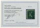 Dt. Reich 159b O, 1921, 10 Pf. Schwarzoliv, Pracht, Fotobefund Weinbruch, Mi. 350.- - Gebraucht