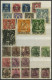 SAMMLUNGEN A. 99-337 O,BrfStk , 1916-23, Gestempelte Sammlung Von 217 Verschiedenen Meist Kleineren Werten Inflation Im  - Gebraucht