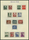SAMMLUNGEN O, 1933-45, Bis Auf Chicagofahrt, Bl. 2, 3, 5/6 Und 9 In Den Hauptnummern Komplette Sammlung Bis 1944, Mit Ei - Gebruikt