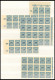 Delcampe - LOTS , Lagerbuch Inflation, Meist Ab 1921, Incl. Dienstmarken, Fast Nur Postfrisch, Teils In Einheiten (meist 10er-Randb - Autres & Non Classés