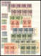 Delcampe - LOTS , Lagerbuch Inflation, Meist Ab 1921, Incl. Dienstmarken, Fast Nur Postfrisch, Teils In Einheiten (meist 10er-Randb - Autres & Non Classés