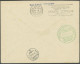 ZULEITUNGSPOST 207 BRIEF, Schweiz: 1933, Italienfahrt, Postabgabe Rom, Einschreibbrief Mit Idealem Sonderstempel Und Grü - Luchtpost & Zeppelin
