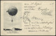BALLON-FAHRTEN 1897-1916 20.9.19011, Deutscher Touring-Club Abt. Luftschiffahrt München, Abwurf Vom Ballon TOURING-CLUB  - Luchtballons