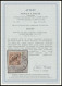 KAROLINEN 6I BrfStk, 1899, 50 Pf. Diagonaler Aufdruck Mit Stempel SAIPAN MARIANEN, Prachtbriefstück, Fotoattest Steuer,  - Karolinen