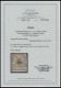 FREIE STADT DANZIG 100Xa O, 1922, 50 M. Rot/gold, Wz. X, Zeitgerechte Entwertung GROSSZÜNDER, Rechts Ein Fehlender Zahn  - Other & Unclassified
