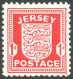 JERSEY 2z , 1941, 1 P. Rot, Gestrichenes Papier, Postfrisch, Pracht, Mi. 80.- - Occupation 1938-45