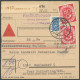 BUNDESREPUBLIK 137 BRIEF, 1954, 80 Pf. Posthorn, 2x Als Mehrfachfrankatur Auf Nachnahme-Paketkarte Aus LANDSHUT, Normale - Autres & Non Classés