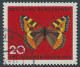 BUNDESREPUBLIK 378Z O, 1962, 20 Pf. Schmetterlinge, Ohne Wz., Pracht, R!, Gepr. Salomon, Mi. 1300.- - Usati