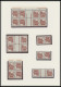 ZUSAMMENDRUCKE K 2a-K 5 , 1963-65, Postfrische Partie Bedeutende Deutsche In Kehrdruckpaaren, überwiegend In Bogenteilen - Zusammendrucke