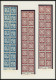 ZUSAMMENDRUCKE K 2a-K 5 , 1963-65, Postfrische Partie Bedeutende Deutsche In Kehrdruckpaaren, überwiegend In Bogenteilen - Se-Tenant