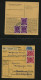 Delcampe - SAMMLUNGEN 1953/4, Interessante Sammlung Von 40 Paketkarten Mit Verschiedenen Posthorn-Frankaturen, Dabei Auch Einzelfra - Other & Unclassified