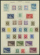 SAMMLUNGEN, LOTS , Ungebrauchter Sammlungsteil Belgien Von 1920-42 Mit Vielen Guten Werten, Sätzen Und Blocks, Auch Dien - Collections