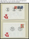 SAMMLUNGEN, LOTS 1984-91, Bis Auf Wenige Werte Komplette Sammlung Von Ca. 140 FDC`s In 3 Neuwertigen Lindner-Spezialalbe - Autres & Non Classés