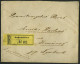 ÖSTERREICH 44/5,47 BRIEF, 1890, 2, 3 Und 10 Kr. Doppeladler, Rückseitig Mit K1 SUDOMERIEE Nach Komarne, Pracht - Oblitérés