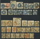 LOTS 26-34 O,BrfStk , 1863/4, Schöne Partie Doppeladler, Insgesamt 117 Werte, Dabei Zahlreiche Ideale Stempelabschläge,  - Verzamelingen