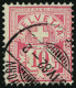 SCHWEIZ BUNDESPOST 47 O, 1882, 10 C. Lebhaftrosarot, Pracht, Mi. 80.- - Usati