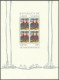 KAP VERDE Bl. 7-9SP , 1985, Hundertwasser, Alle Drei Blocks Mit Aufdruck SPECIMEN, Seltene Mustergarnitur, Die Nur In We - Kaapverdische Eilanden