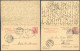 MEXIKO 1903, AGENCIA DE CORREOS EN HUSTLA, Seltener Ovalstempel Auf Doppel-Ganzsache 10 Pf. Germania, Aufgegeben In CALB - México