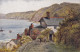 BV10.  Vintage Postcard.  Clovelly Bay,  Devon.  By A R Quinton - Clovelly