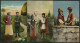 ALTE POSTKARTEN - BALTISC Kitschkarten, 7 Verschiedene Karten Einer Serie, Alles Feldpostkarten Aus Dem Baltikum Von 191 - Sonstige & Ohne Zuordnung