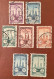Rouen 1922 SERIE Meeting D‘ Aviation POSTE PAR AVION Rare Oblitéré (France Semi-officiel  Air Post Stamps Cathedrale - 1927-1959 Cartas & Documentos