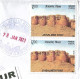 2023-2024 India - Brazil- India, Insufficent Address, National Flag,Fort,Returned Registered Cover (**) Inde Indien - Storia Postale