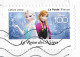 WALT DISNEY LA REINE DES NEIGES, TIMBRE DE FRANCE 2023 SEUL SUR LETTRE FLAMME LA POSTE 2024, VOIR LES SCANNERS - Covers & Documents