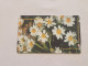 JORDAN-(JO-ALO-0023)-Chrysanthemum Flower-(117)-(1000-771695)-(1JD)-(7/2000)-used Card+1card Prepiad Free - Jordanie