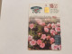 JORDAN-(JO-ALO-0025A)-Chrysanthemum Flower-(120)-(1200-151284)-(15JD)-(8/2000)-used Card+1card Prepiad Free - Jordanie