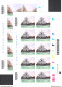 2021 Italia - Repubblica, Minifogli Da 10 Valori Serie Turistica, "L'Italia Riparte", 6 Valori, Roma-Milano-Firenze-Vene - Full Sheets