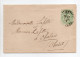 - Entier Postal SAINT-ASTIER (Dordogne) Pour CHALAIS (Charente) 27.3.1902 - 5 C. Vert-jaune Type Blanc - Date 114 - - Enveloppes Types Et TSC (avant 1995)
