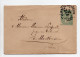 - Entier Postal Pour SAINT-JEAN-DE-MAURIENNE Pour MONTBRISON 3.1.1906 - 5 C. Vert-bleu Type Blanc - Date 251 - - Enveloppes Types Et TSC (avant 1995)