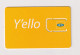 SUDAN  - MTN Y'ello FIFA World Cup Unused Chip SIM Phonecard - Sudan