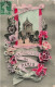 SOUVENIR DE... - Un Souvenir De Paris - église St Augustin - Carte Postale Ancienne - Gruss Aus.../ Gruesse Aus...
