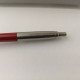 Delcampe - Parker Jotter Vintage Ballpoint Pen Red Chrome Trim  Made In UK U.III #5496 - Stylos